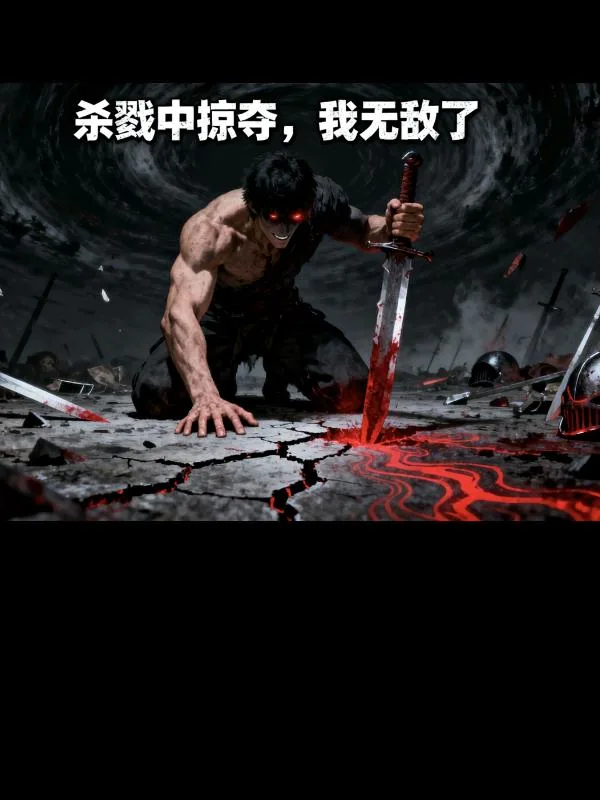 《杀戮中掠夺,我无敌了》小说封面