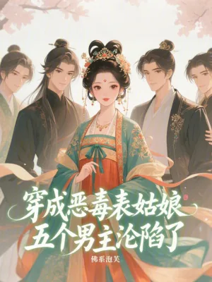 《穿成恶毒表姑娘，五个男主沦陷了》小说封面
